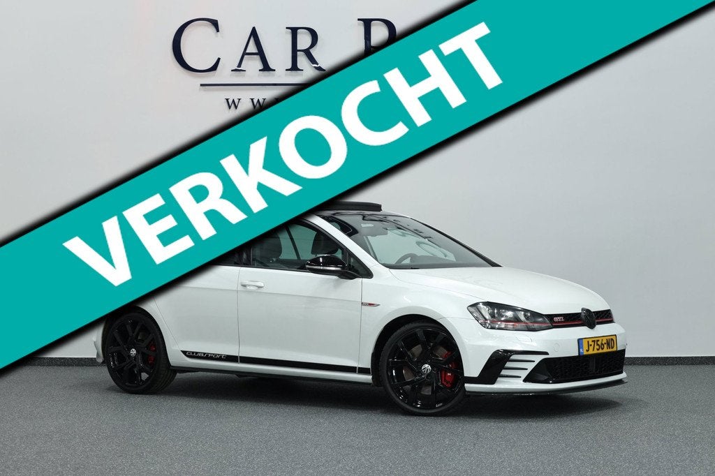 Volkswagen Golf 2.0 TSI GTI Clubsport 265+PK LED/PANO/LEDER+, Auto's, Volkswagen, Gebruikt, Euro 6, 4 cilinders, Wit