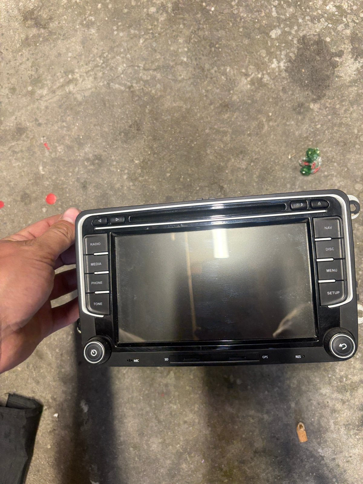 Auto radio golf seat audi, Ophalen of Verzenden, Zo goed als nieuw