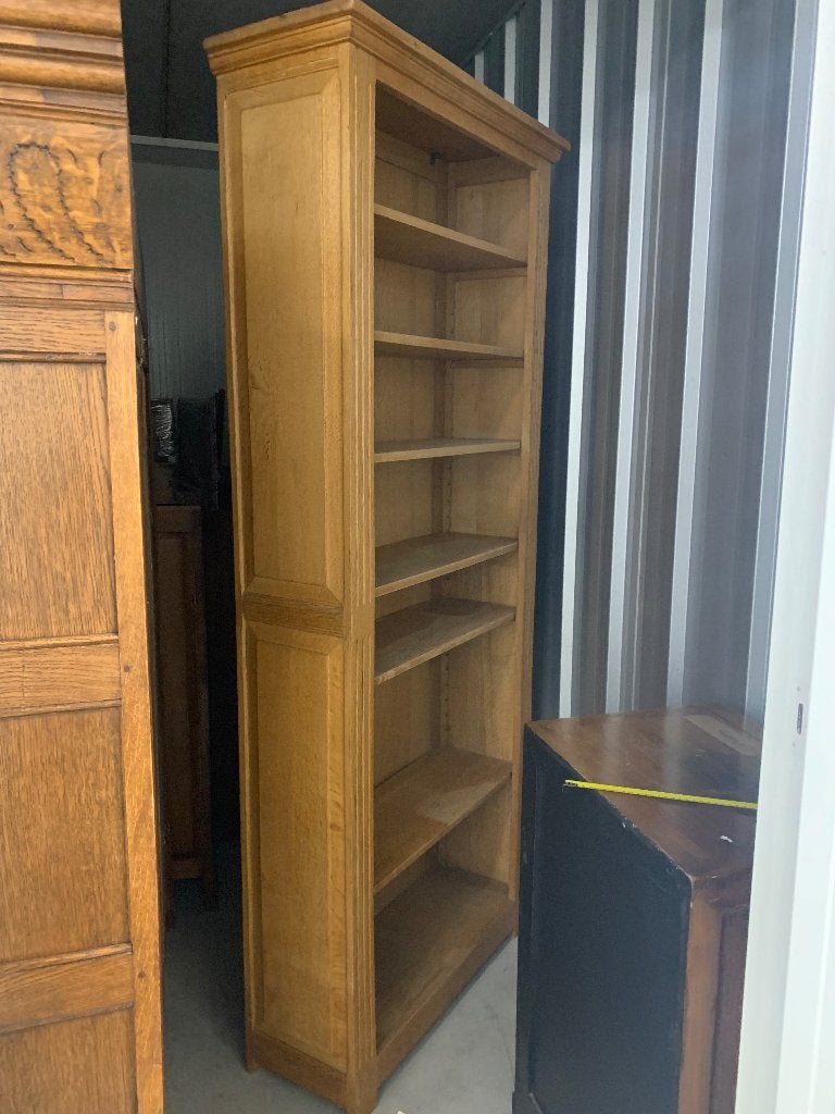 Mooie licht eiken boekenkast, Ophalen, Met plank(en), Eikenhout, 50 tot 100 cm