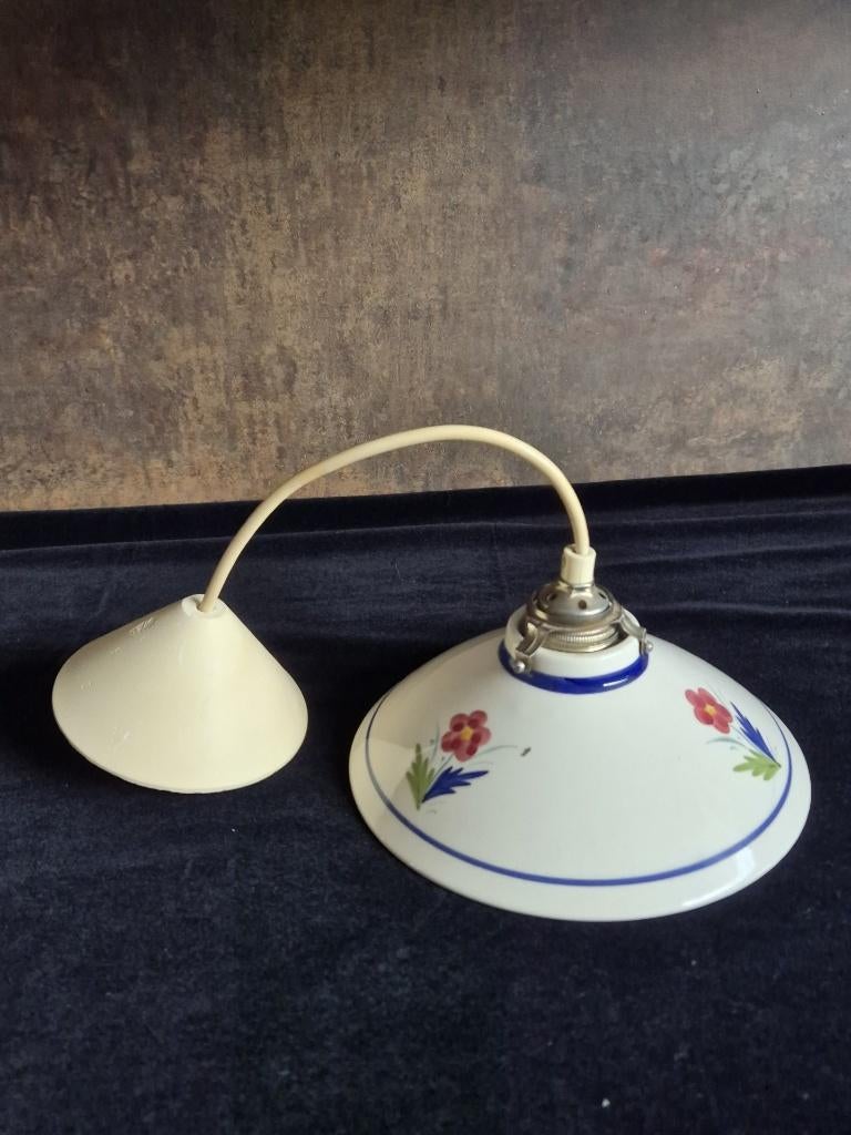 Vintage - Hanglamp -  Plafondlamp -  Schoenmakerslamp -., Huis en Inrichting, Lampen | Hanglampen, Overige materialen, Gebruikt