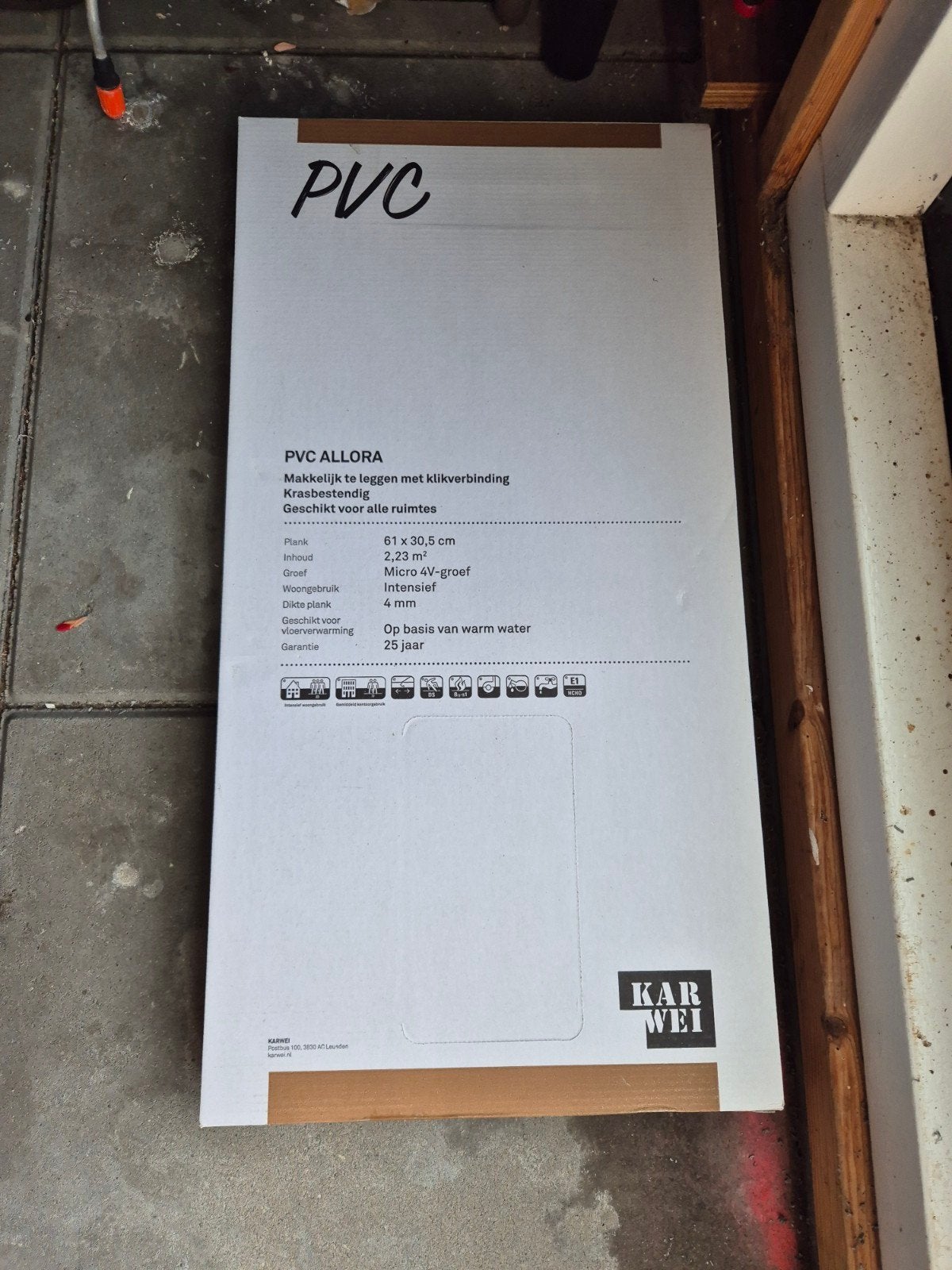 PVC ALLORA Vloerdelen - 2,23 m² per pak, Ophalen, Kunststof, 50 tot 150 cm, Nieuw