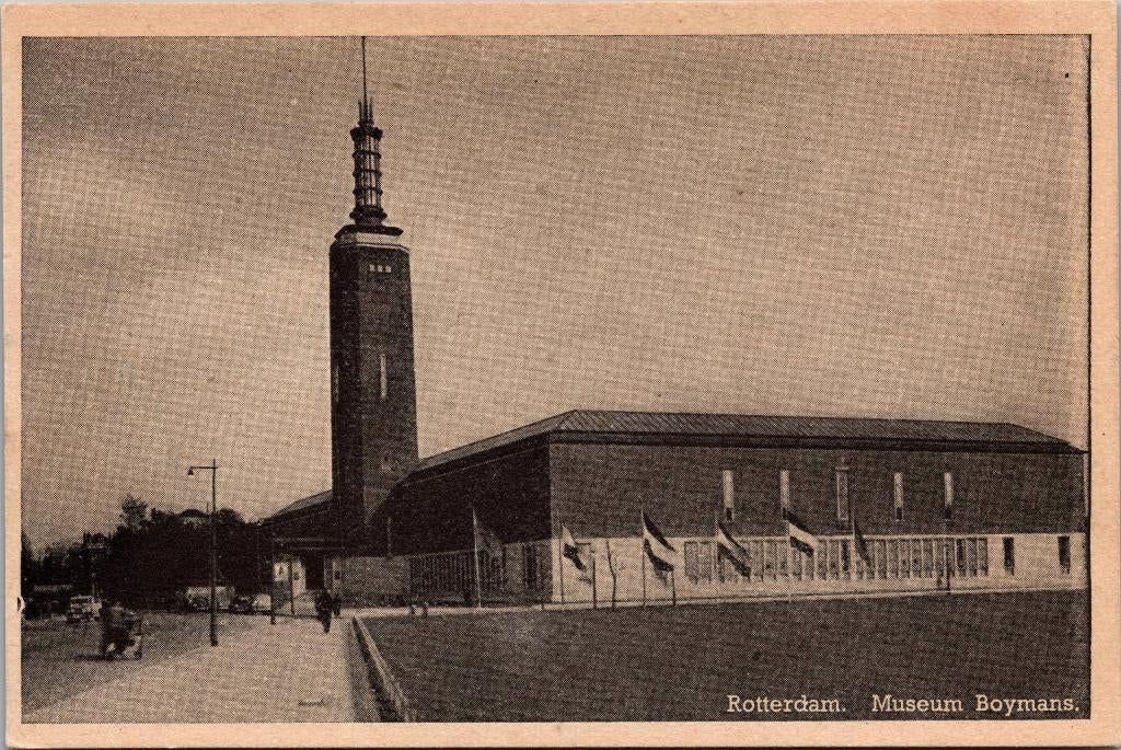 Rotterdam - Museum Boijmans, Verzenden, 1920 tot 1940, Ongelopen, Zuid-Holland