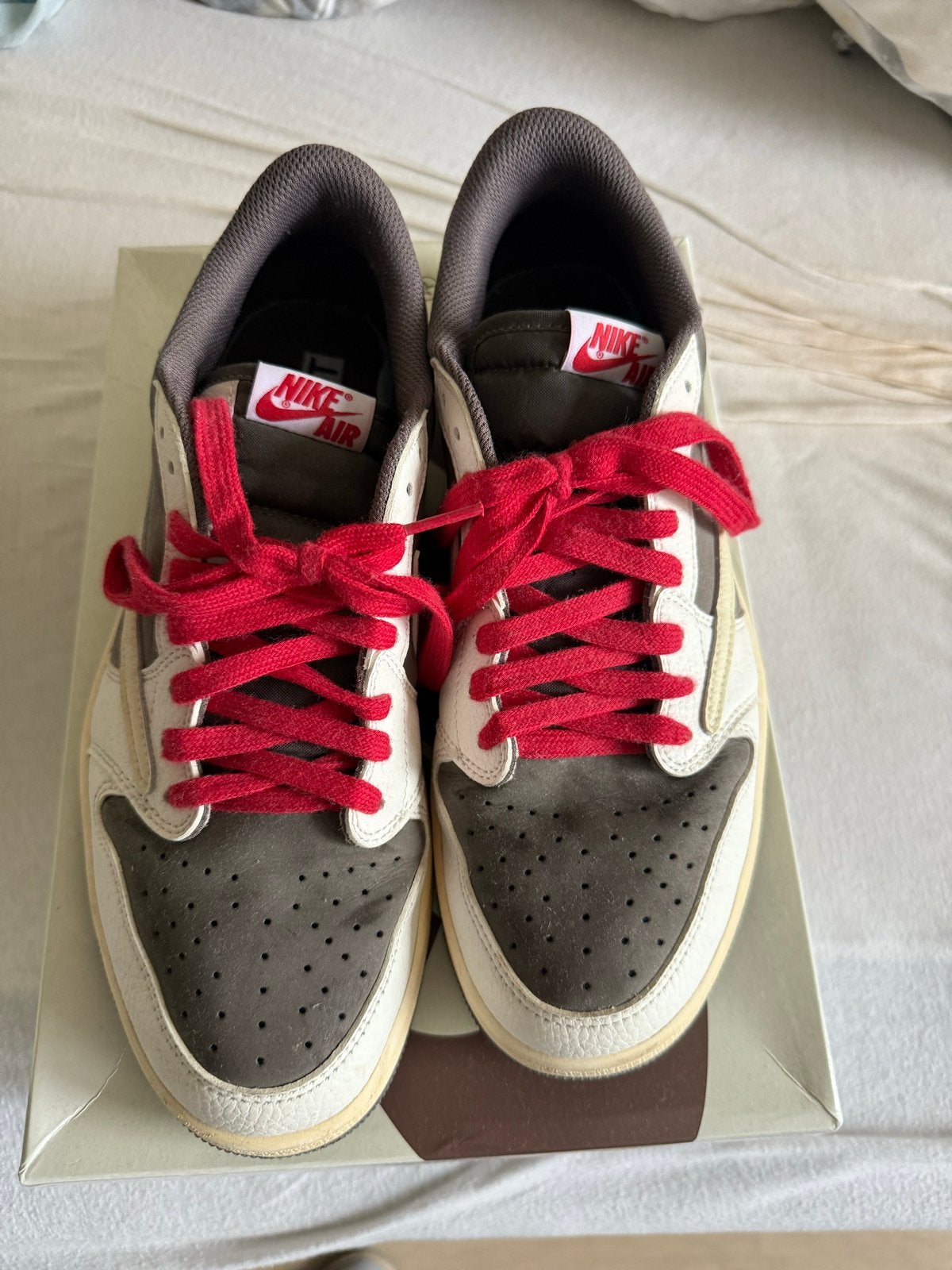 1 op 1 travis maat 44, Ophalen of Verzenden, Zo goed als nieuw, Bruin, Sneakers of Gympen