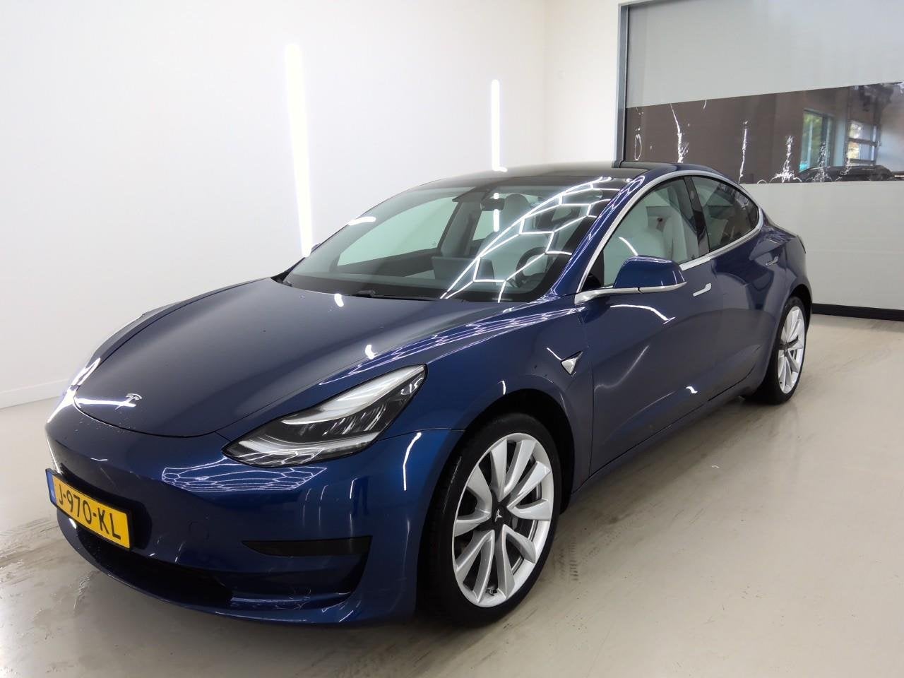 Tesla Model 3 Long-Range AWD 351pk 75 kWh 88.9% SoH [ WIT LE