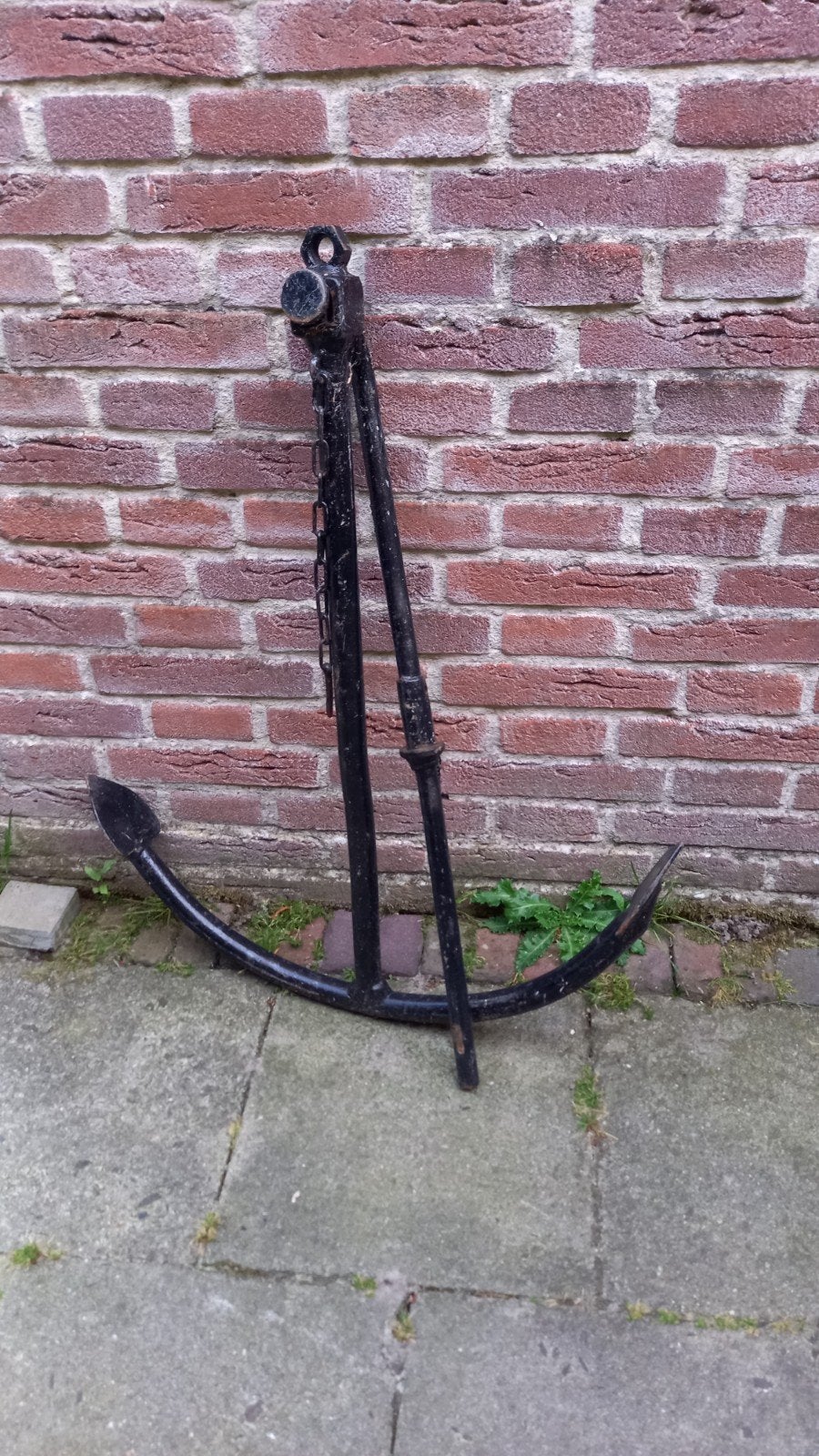 Klassiek ijzeren stok anker voor kleinere boot, Ophalen, Gebruikt, Overige typen