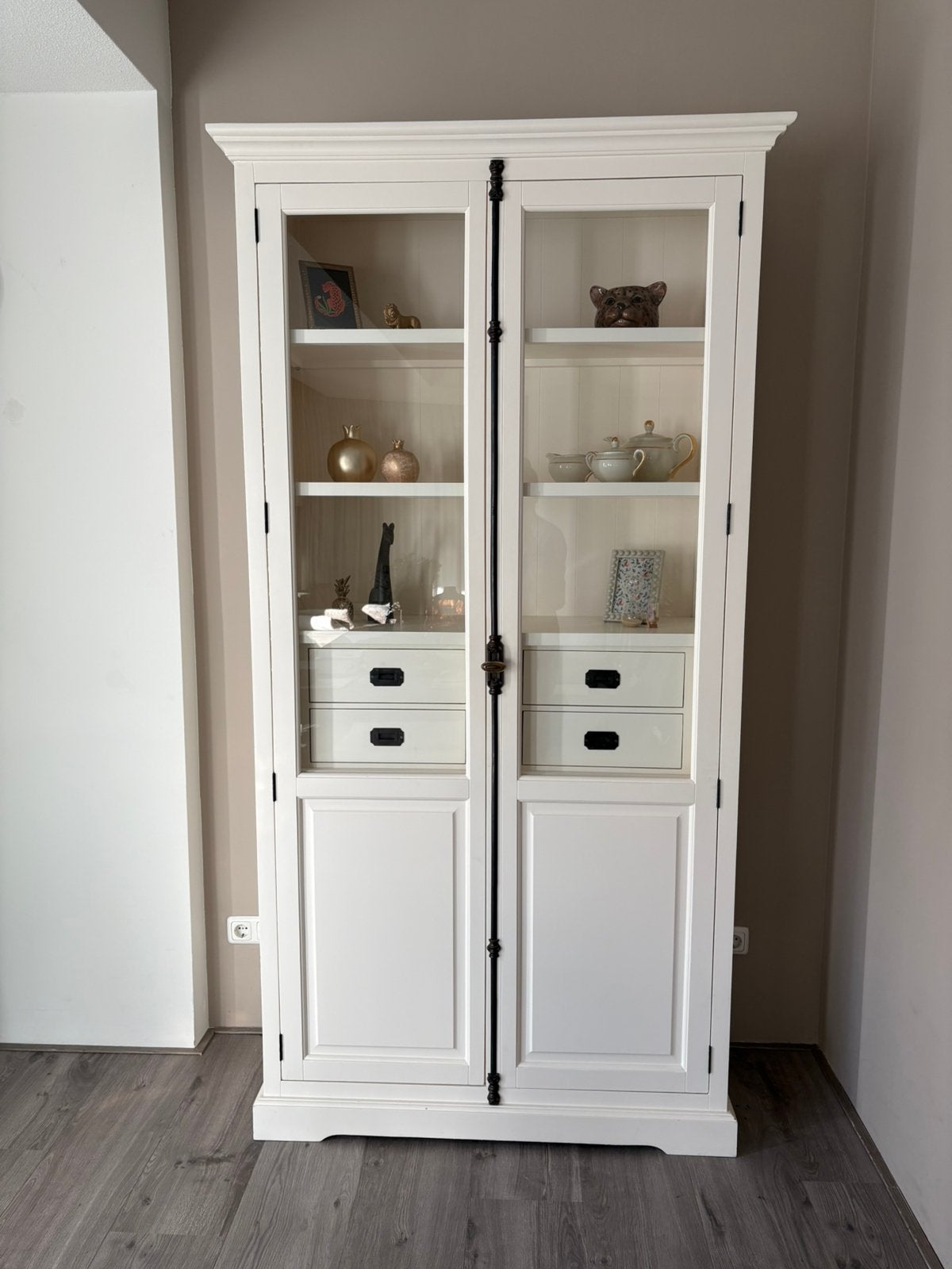 Vitrinekast / buffetkast Espagnolet, Ophalen, Gebruikt, 200 cm of meer, 25 tot 50 cm