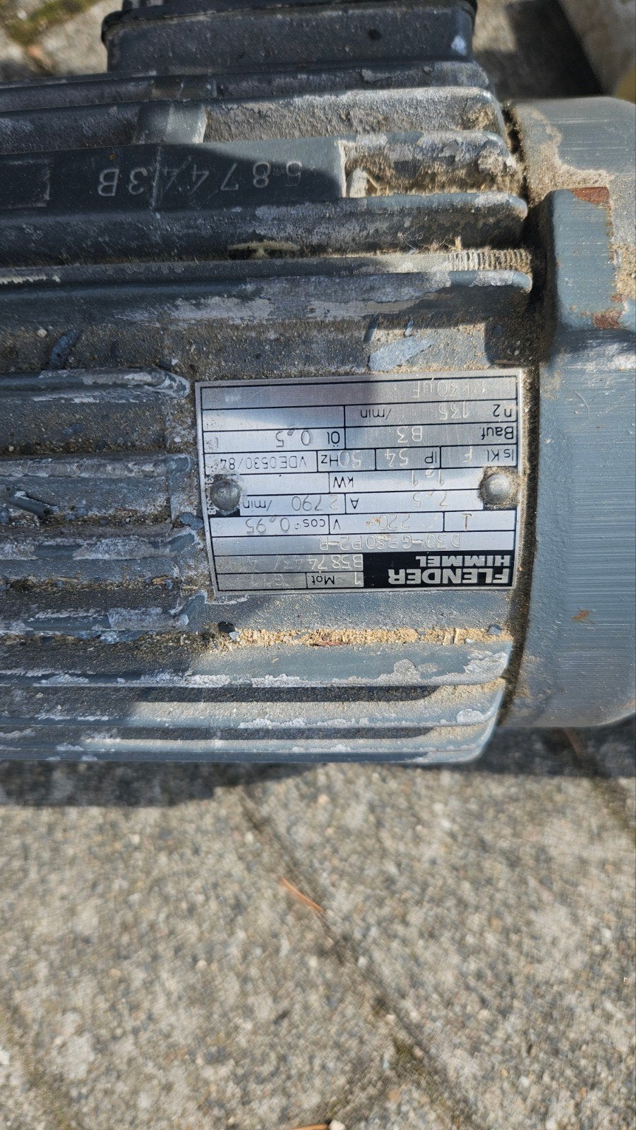 Elektromotor met vertragingskast - Flender Himmel, Ophalen of Verzenden