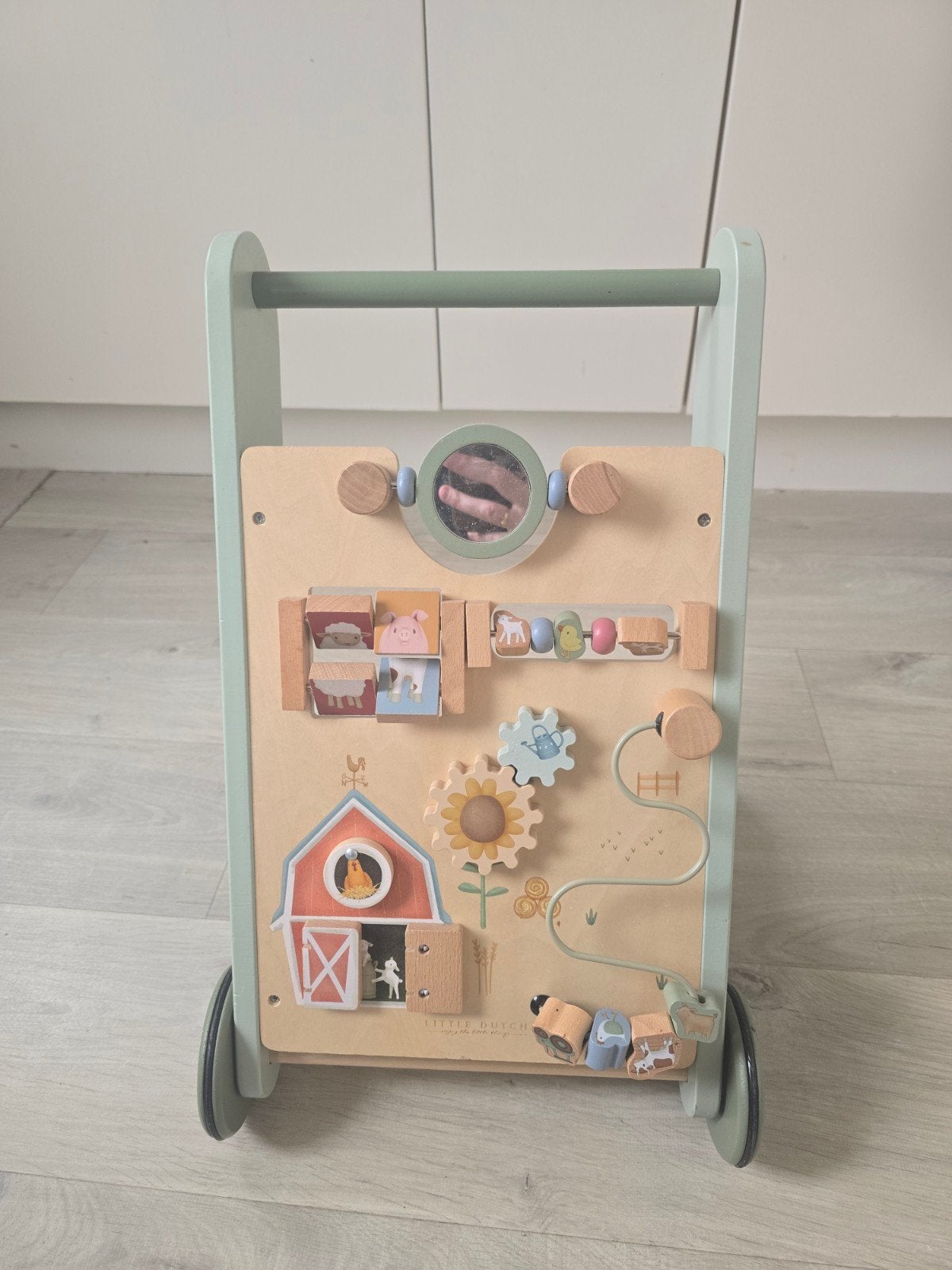 Little Dutch Houten Loopwagen Boerderij, Ophalen of Verzenden, Zo goed als nieuw, Overige typen