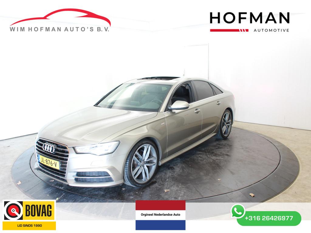 Audi A6 Limo 1.8 TFSI Premium S Line Apk tot 03-2027 Pano Vo, Auto's, Audi, Gebruikt, Met garantie (alle), Bedrijf, 1600 kg