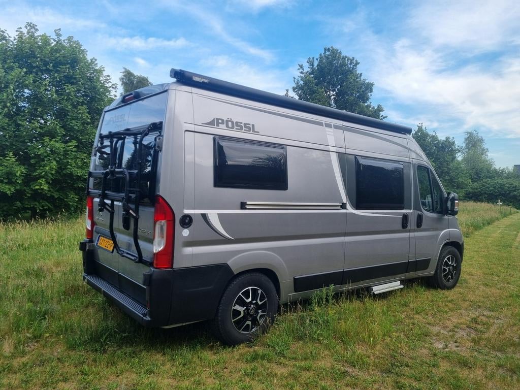 Pössl 2Win S Plus - 140 PK, lage km-stand, complete camper, Caravans en Kamperen, Ringverwarming, Pössl, Tot en met 3, Particulier