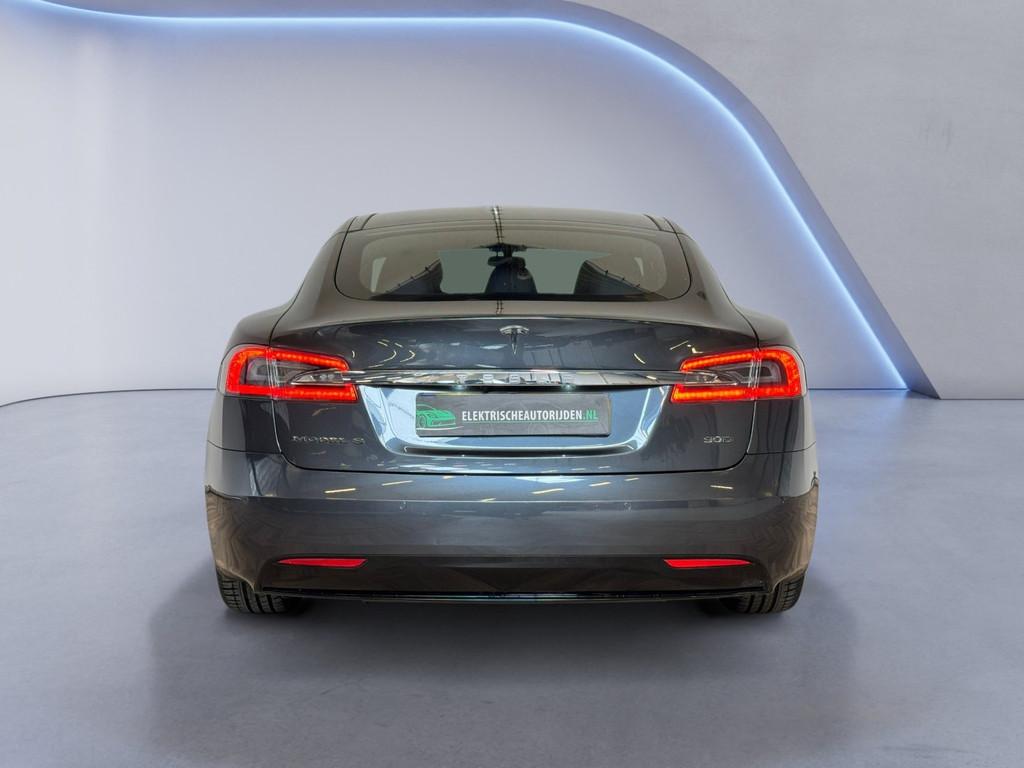 Tesla Model S 90D Base, Auto's, Automaat, Gebruikt, Zwart, 110 €/maand