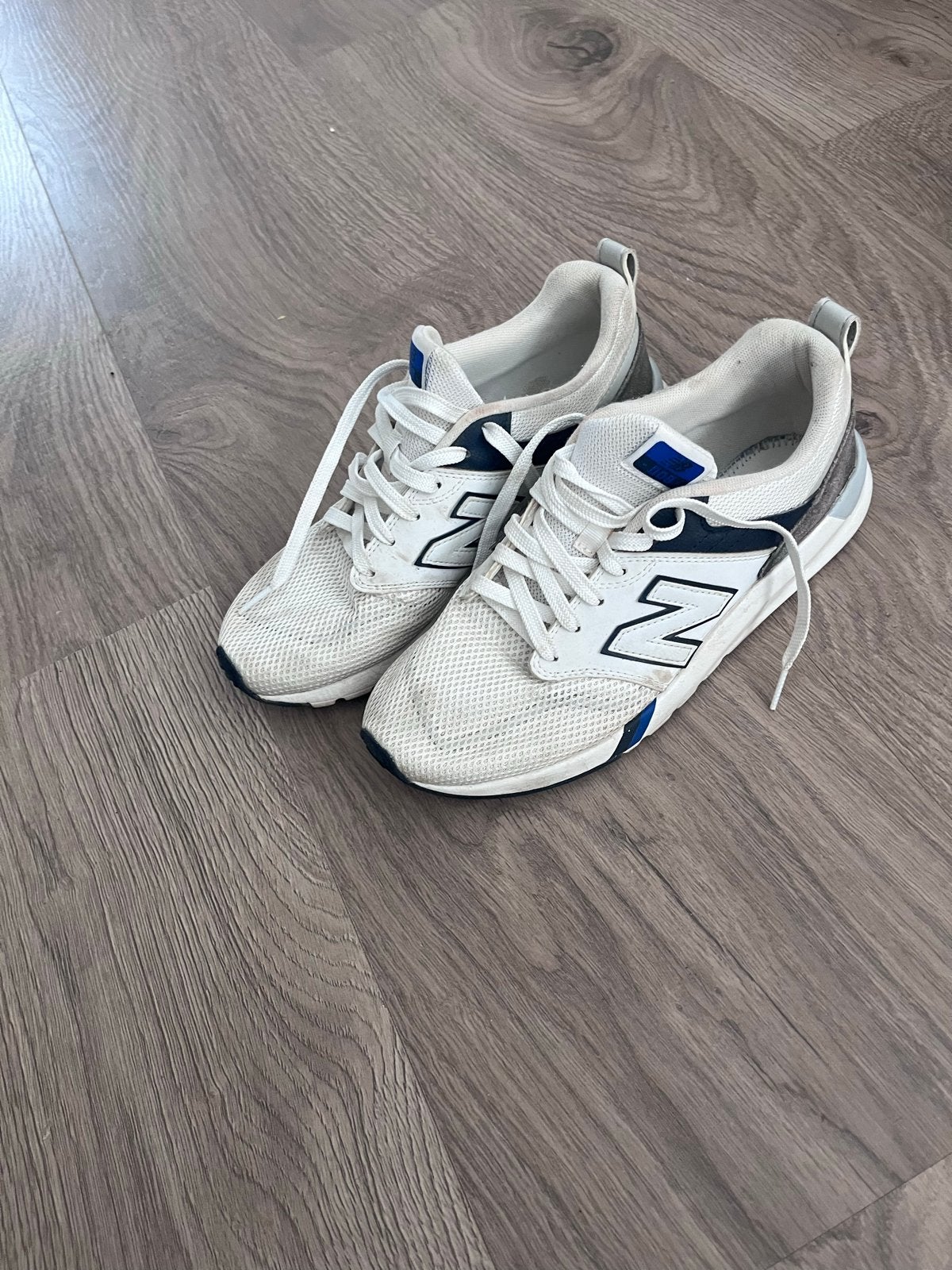 New Balance sneakers wit/blauw - Maat 41, Ophalen of Verzenden, Gedragen, Wit, Sneakers of Gympen