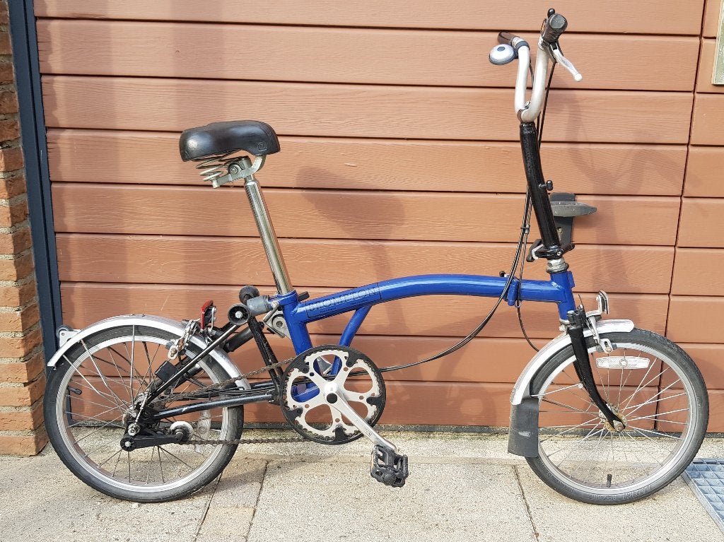 vouwfiets BROMPTON A Line (Het instapmodel), Fietsen en Brommers, Fietsen | Vouwfietsen, Ophalen, Gebruikt, Brompton, 14 tot 16 inch