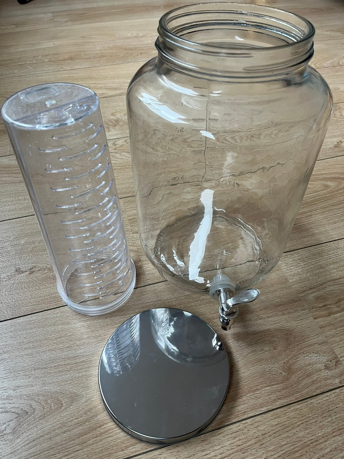 Waterkaraf met kraantje tot 7 liter, Ophalen, Overige typen, Overige stijlen, Glas