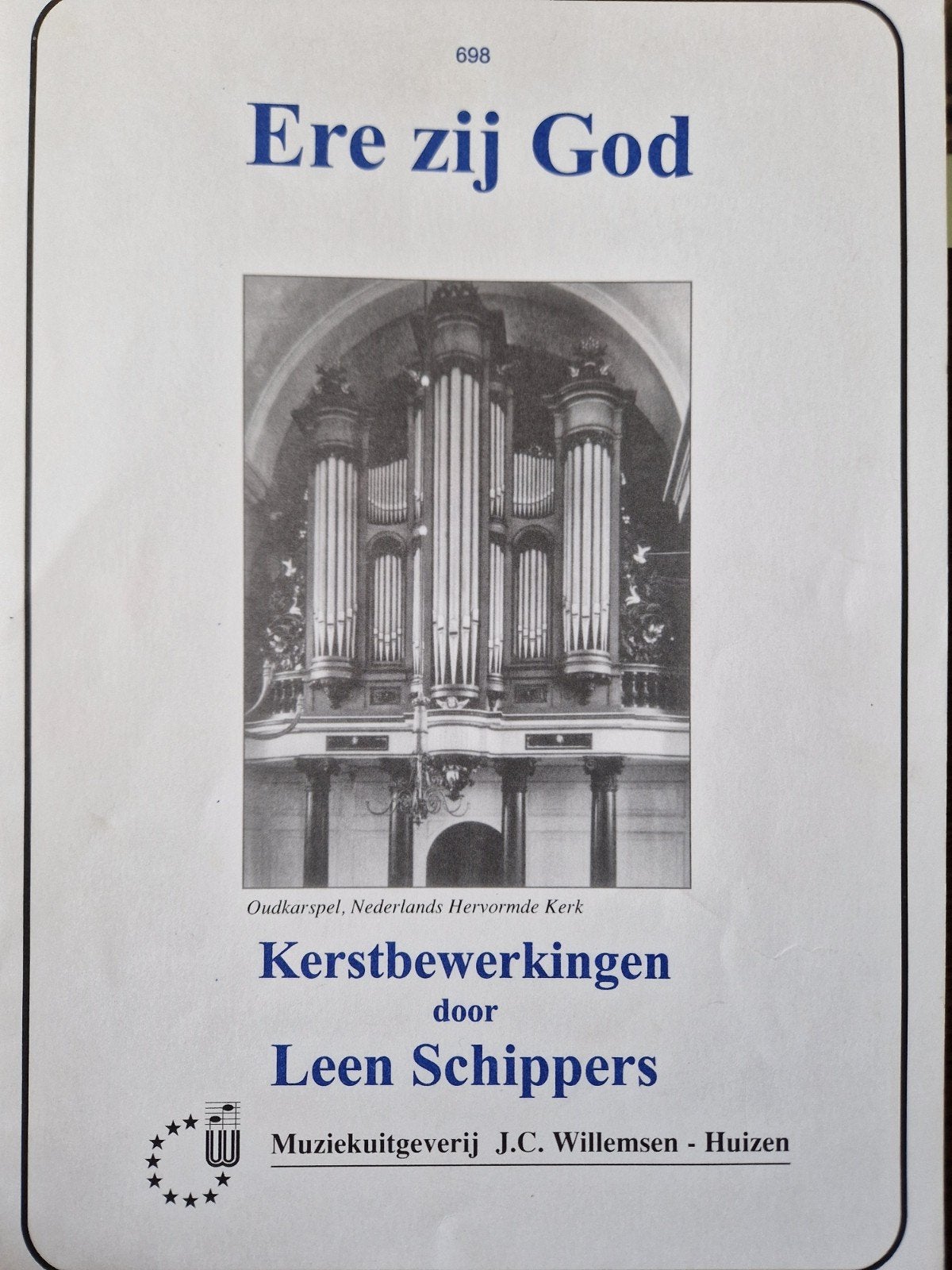 Kerstbewerkingen voor orgel door Leen Schippers, Orgel, Gebruikt, Ophalen of Verzenden, Religie en Gospel