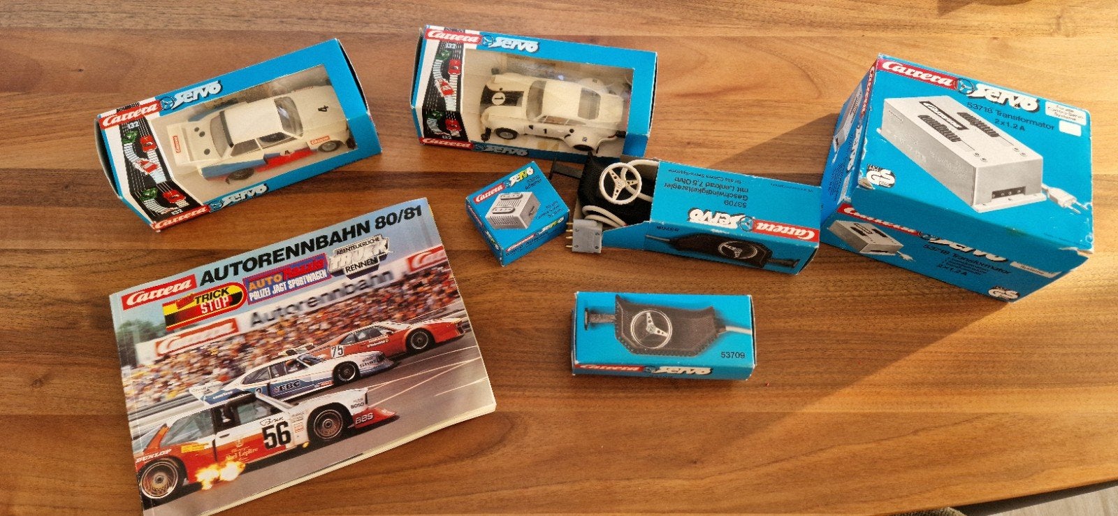 Carrera Servo 132 Set met Auto's en Accessoires, Ophalen, Racebaan, Carrera, Zo goed als nieuw