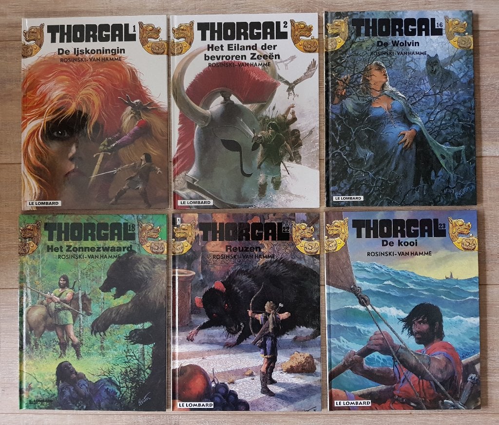 Thorgal 6x hardcover - 3x 1e druk - Rosinski - Le Lombard, Boeken, Nieuw, Ophalen of Verzenden, Rosinski & Van Hamme, Meerdere stripboeken