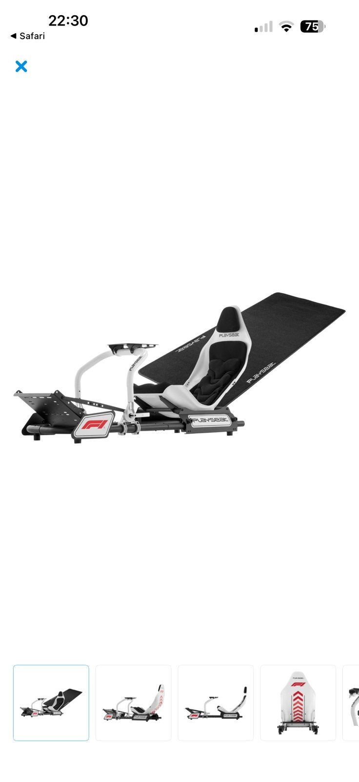 Playseat Formula Instinct F1 Edition racestoel, Ophalen, Overige merken, Nieuw