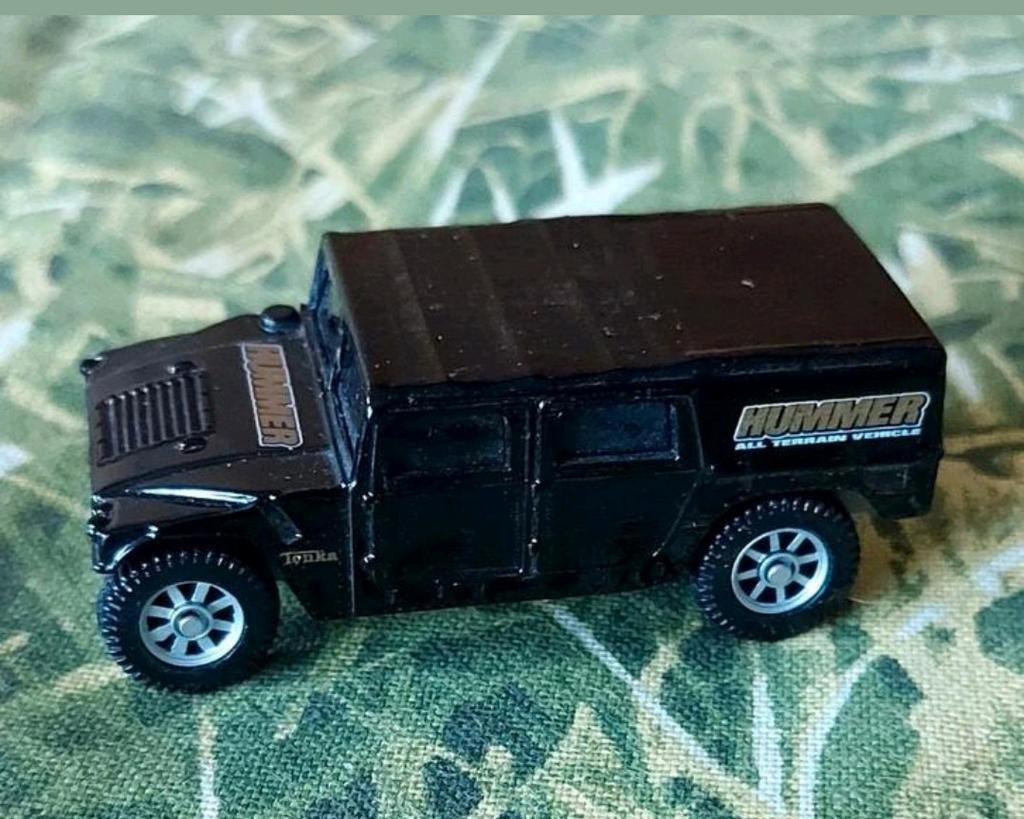 MASITO COMMANDO HUM-V TONKA 1999 HASBRO ZWARTE HUMMER, Verzenden, Zo goed als nieuw