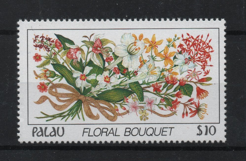 C394 Palau 229 postfris Bloemen, Verzenden, Postfris, Dier of Natuur