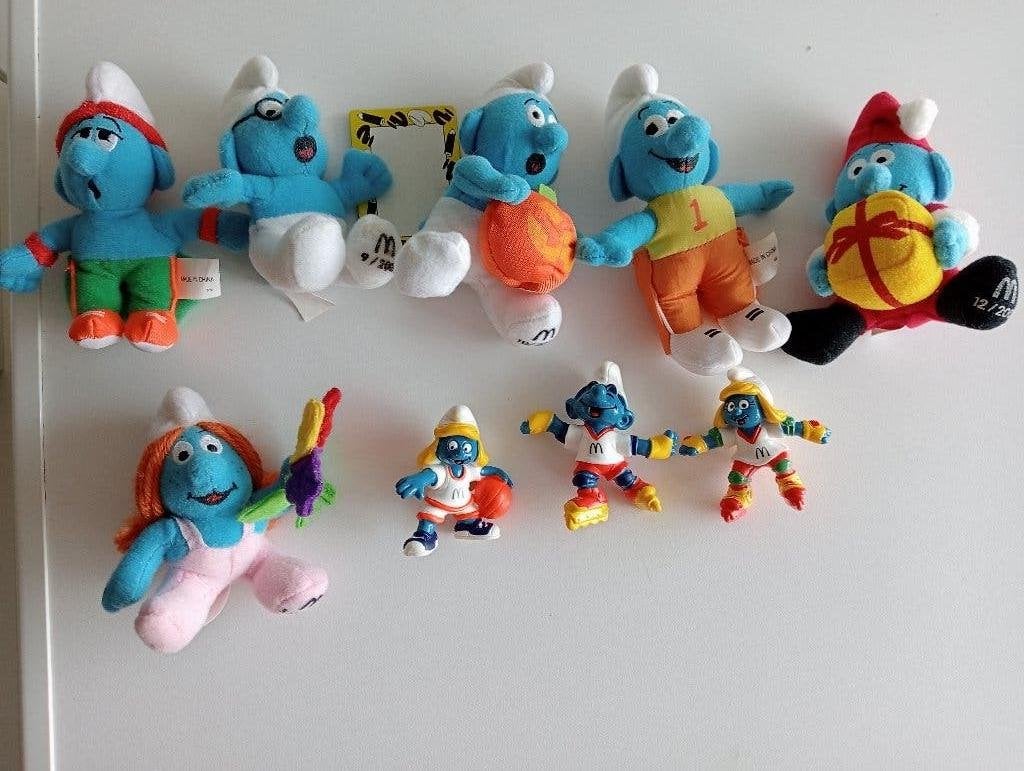 smurfen, Ophalen of Verzenden, Gebruikt, Verschillende Smurfen, Poppetje, Figuurtje of Knuffel