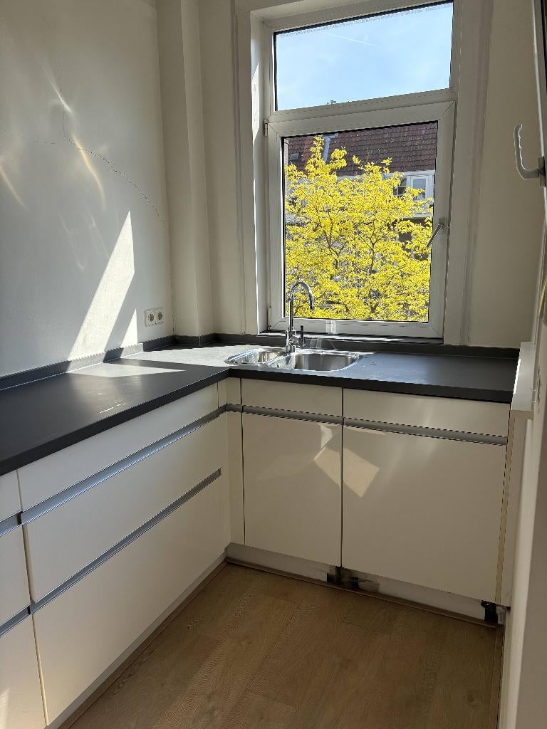 Moderne glans witte keuken te koop!, Ophalen, Gebruikt, Wit, Greeploos