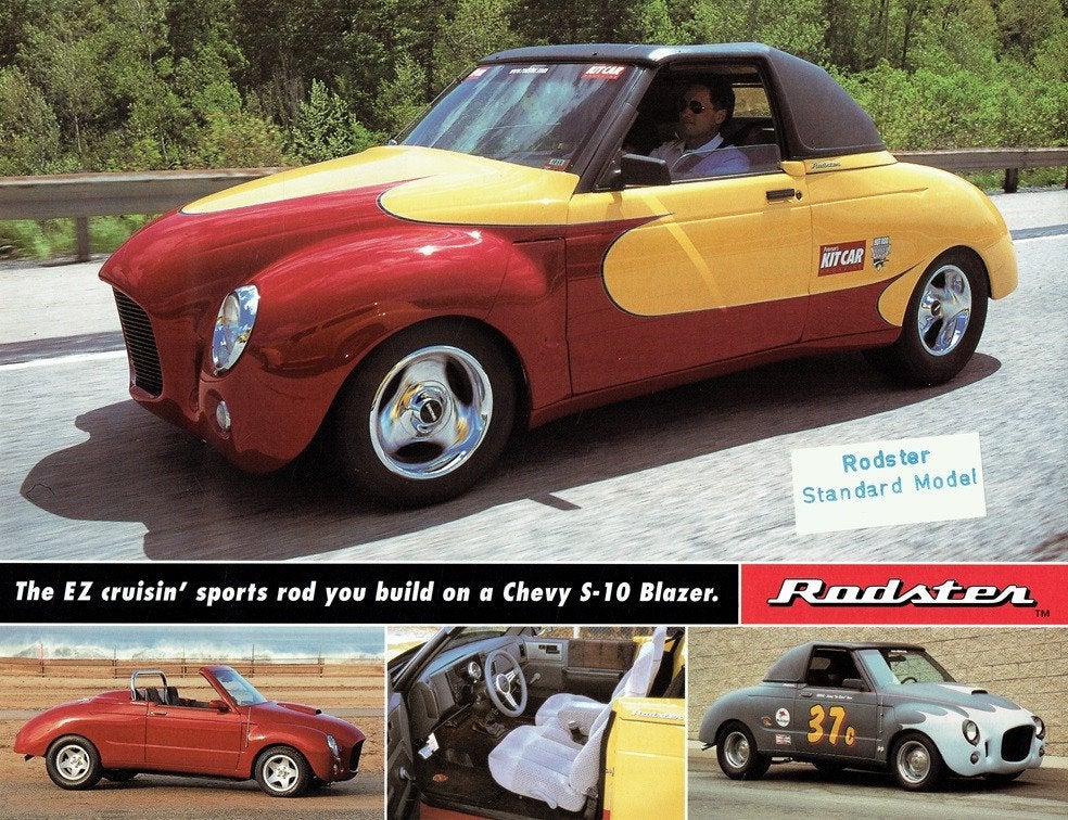 Folder Caroselli Rodster (Chevy S-10 Blazer hotrod - 1998), Verzenden, Gelezen, Chevrolet