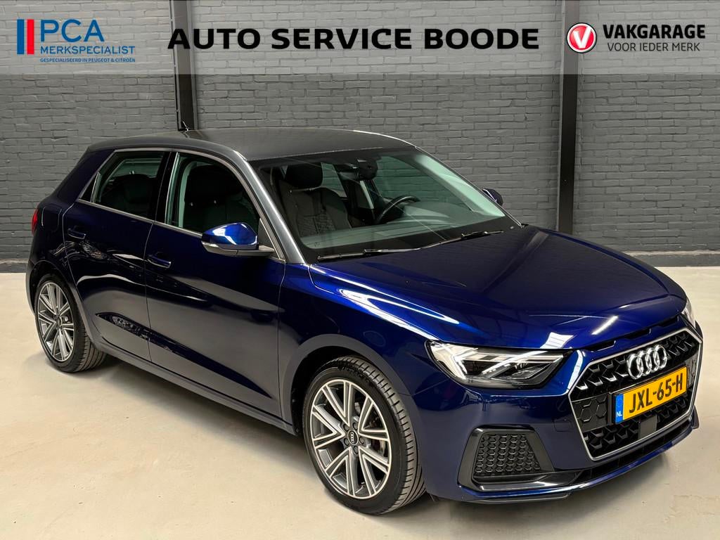 Audi A1 Sportback 25 TFSI (95 pk) Advanced edition automaat, Stof, Euro 6, 95 pk, Blauw