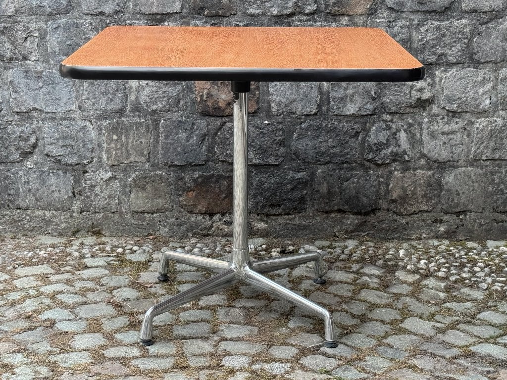 Vitra vintage Eames design contract table 80x80cm eiken, Vitra, 50 tot 100 cm, Vierkant, Mid century modern design