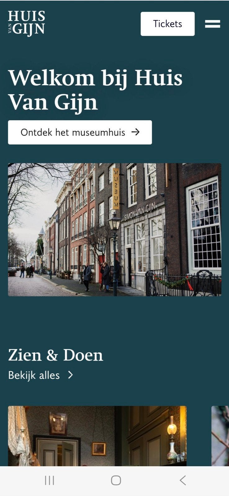 2 kaartjes/entreetickets Huis van Gijn - Dordrecht (+ boekje, Tickets en Kaartjes