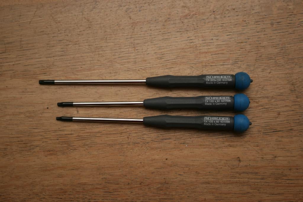 Walter Schroder Torx tamper proof schroevendraaiers, Ophalen of Verzenden, Zo goed als nieuw