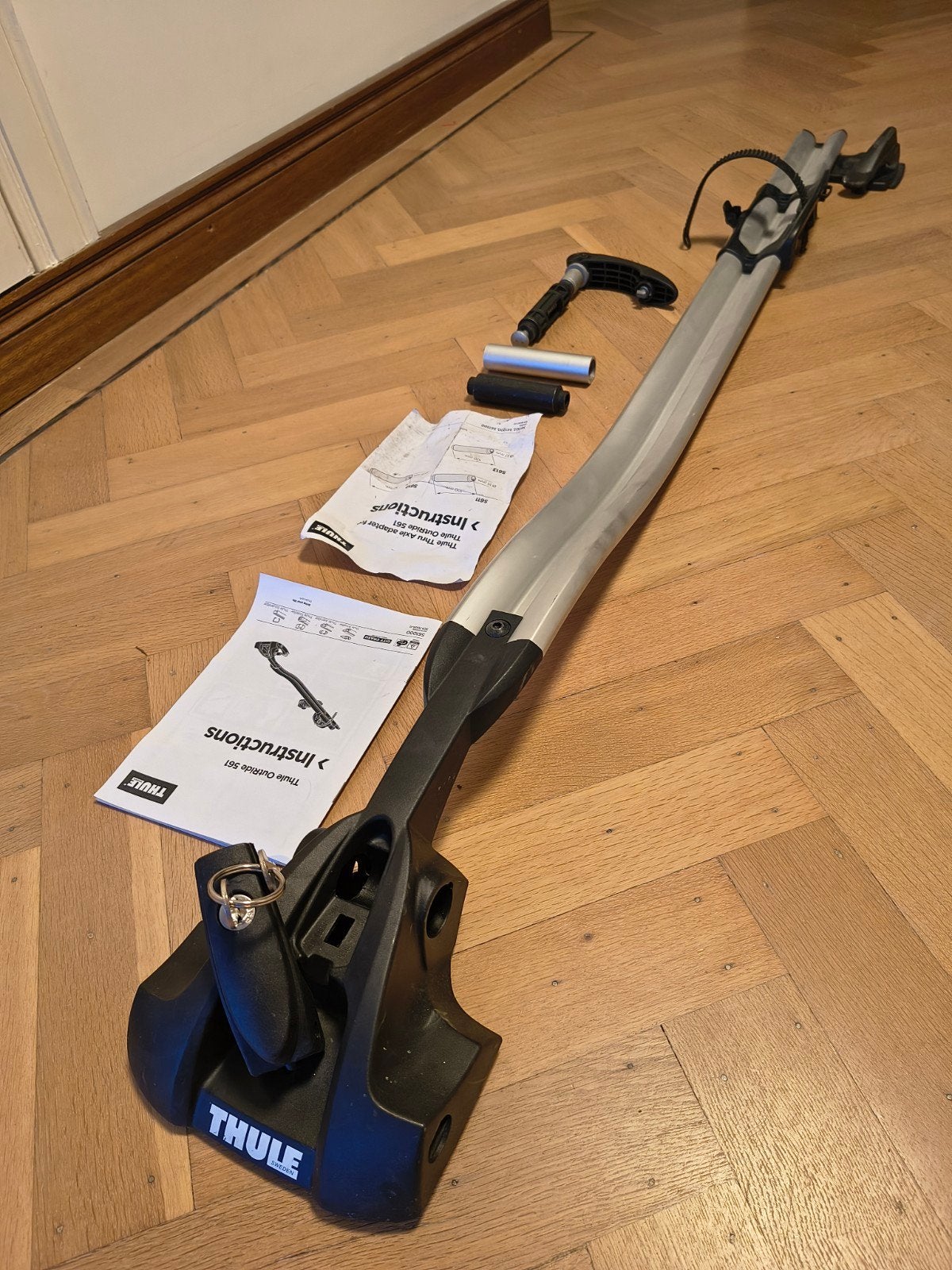 Thule OutRide 561 fietsendrager met schijfrem-adapter, Ophalen, Gebruikt