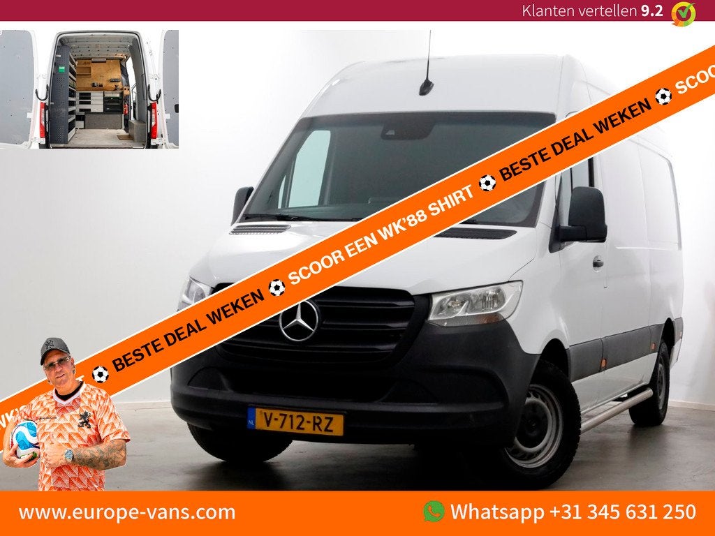 Mercedes-Benz Sprinter 311 CDI 115pk L2H2 RWD Servicewagen A, Auto's, Achterwielaandrijving, Gebruikt, Euro 6, 4 cilinders