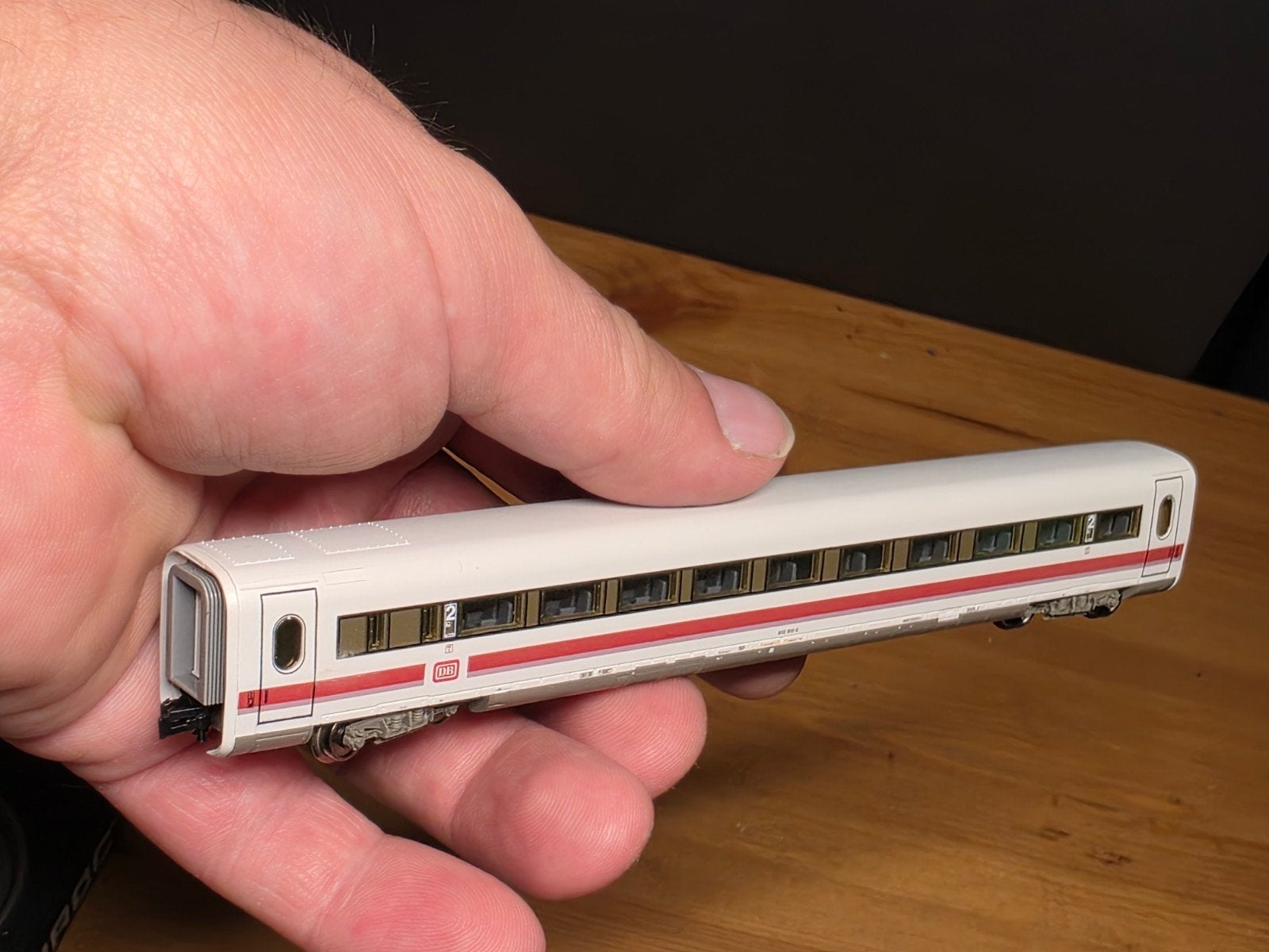 Fleischmann 7447 K zo goed als nieuw ICE-1 tweede klasse rtg, Gelijkstroom, Fleischmann, Wagon, Ophalen of Verzenden
