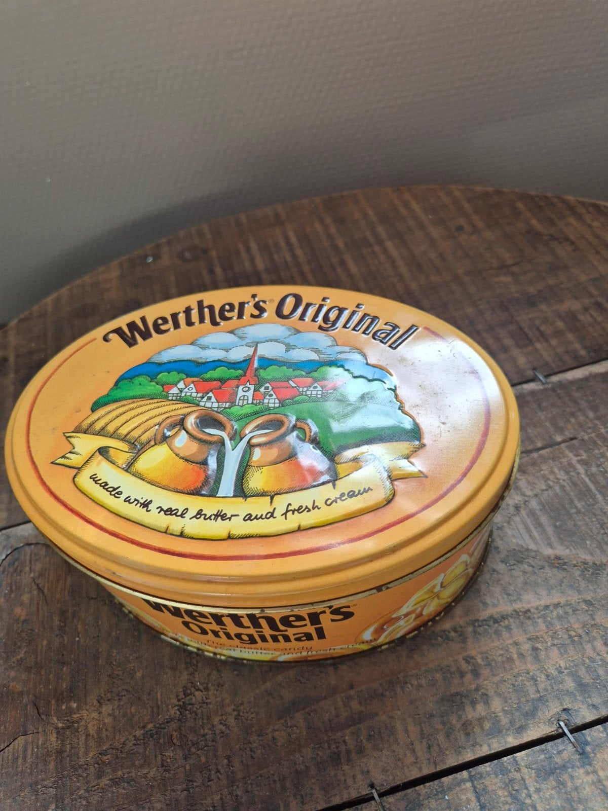 Werther's original blik, Verzamelen, Ophalen of Verzenden, Gebruikt, Overige