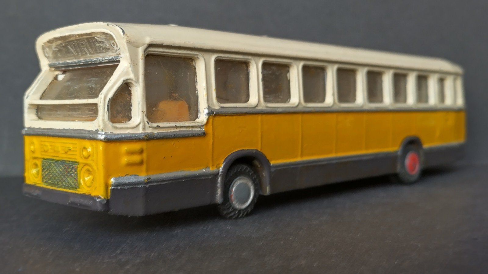 Daf Citybus geel 1:50 Lion Car Pol, Gebruikt, Verzenden, ., .