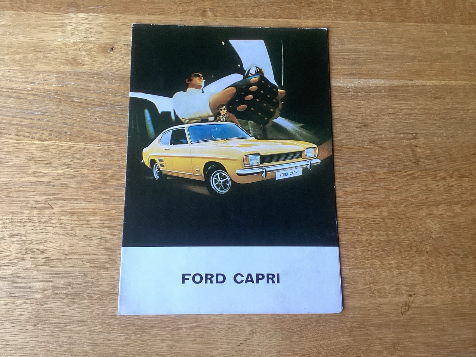 Ford Capri brochure uit 1970 - Zeldzaam verzamelobject, Ophalen of Verzenden, Zo goed als nieuw, Ford