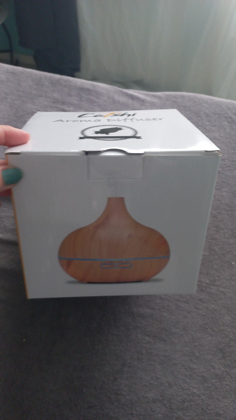 Aroma Diffuser met Houtnerf Design, Ophalen of Verzenden, Zo goed als nieuw