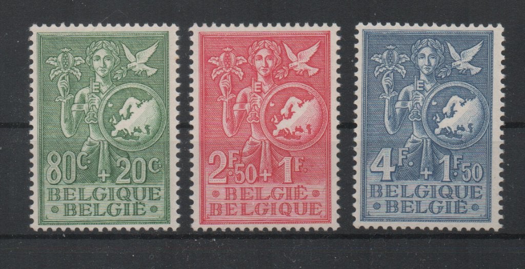 V4 Belgie 376/78 postfris, Verzenden, Postfris