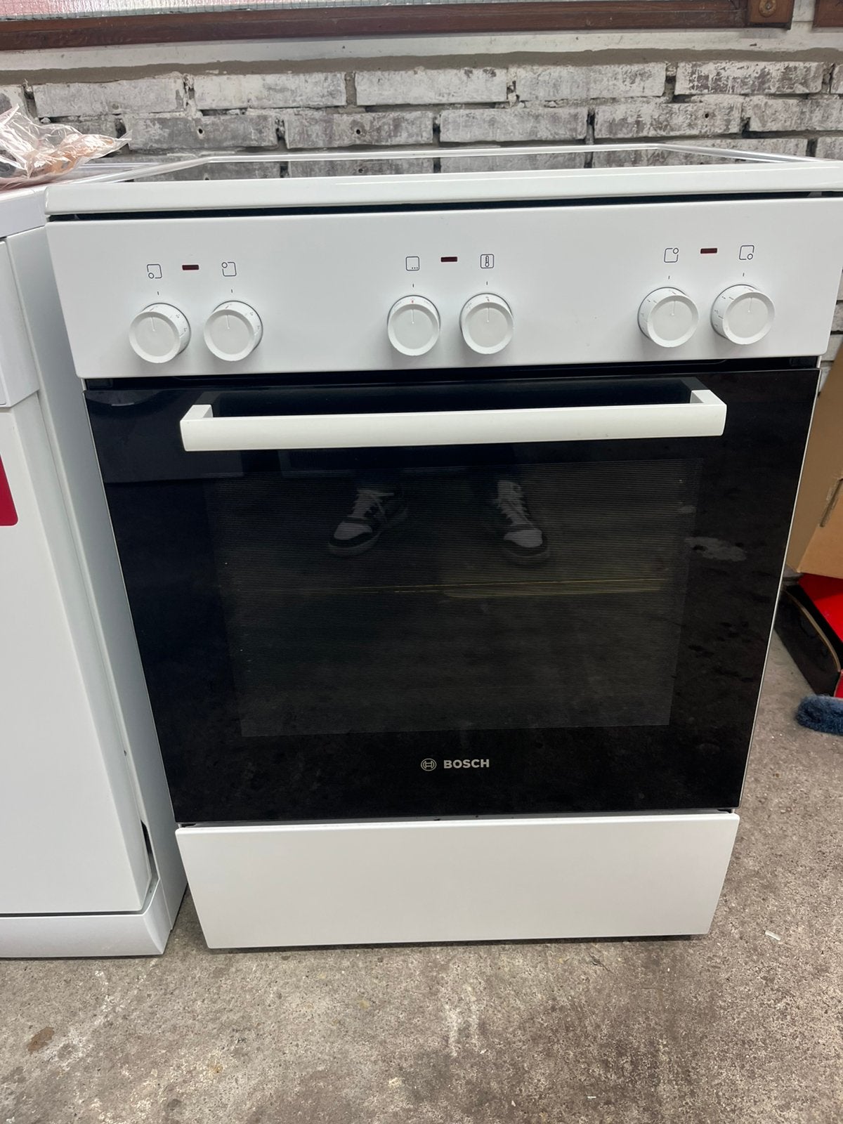 Bosch vrijtaand inductie fornuis werkt uitstekend, Witgoed en Apparatuur, Ophalen, Hete lucht, 4 kookzones, Zo goed als nieuw
