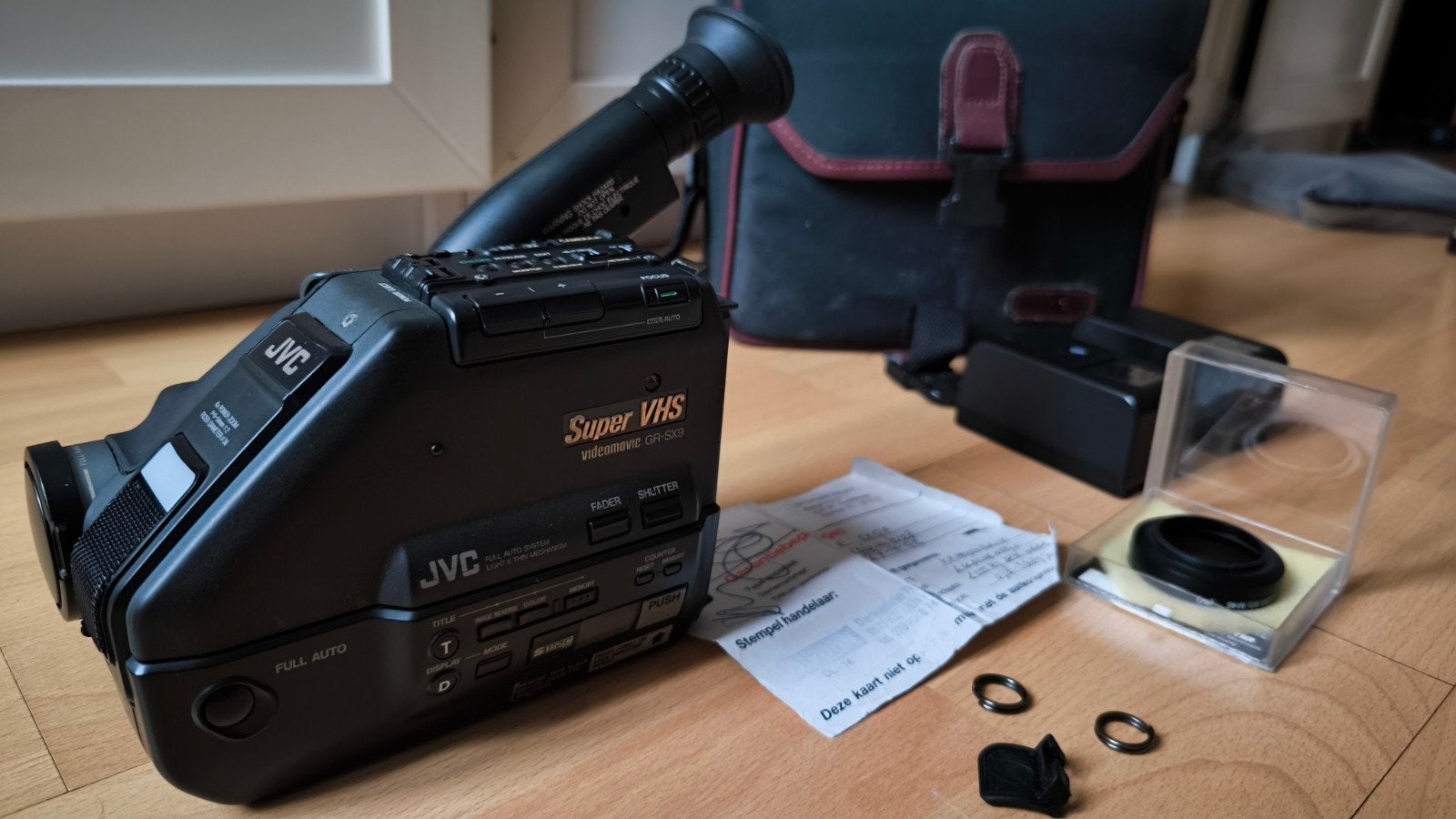 JVC GR-SX9 Super VHS-C Videocamera Vintage Retro analoog cam, Ophalen of Verzenden, Compact, Kodak