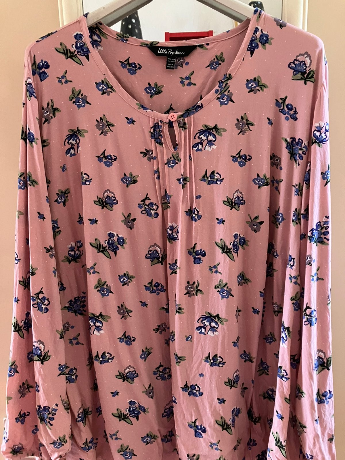 ULLA POPKEN, hele leuke mooie blouse., Ophalen of Verzenden, Zo goed als nieuw, Maat 46/48 (XL) of groter, Roze
