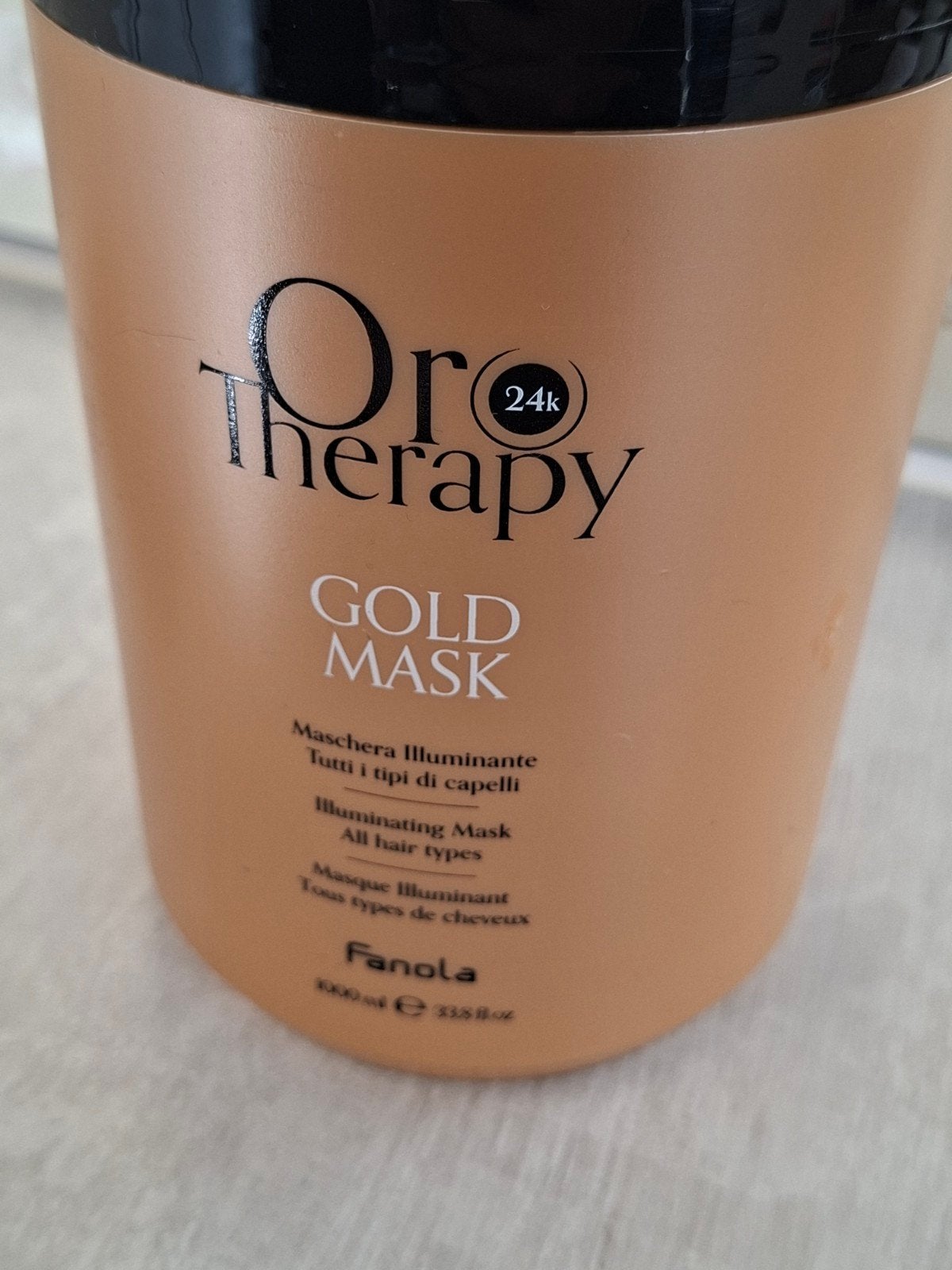 fanola gold mask, Ophalen of Verzenden, Zo goed als nieuw, Shampoo of Conditioner