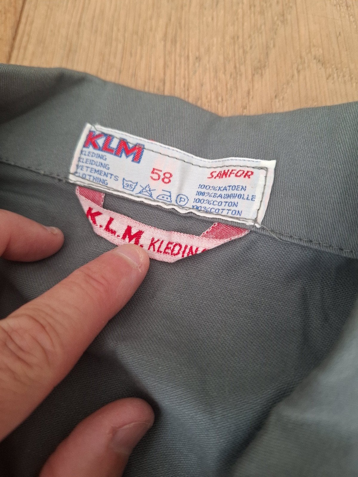 Vintage PTT werkjas/labjas - Maat 58 - Nieuw met labels, Nieuw, Overige maten, Ophalen of Verzenden, KLM Kledingfabriek