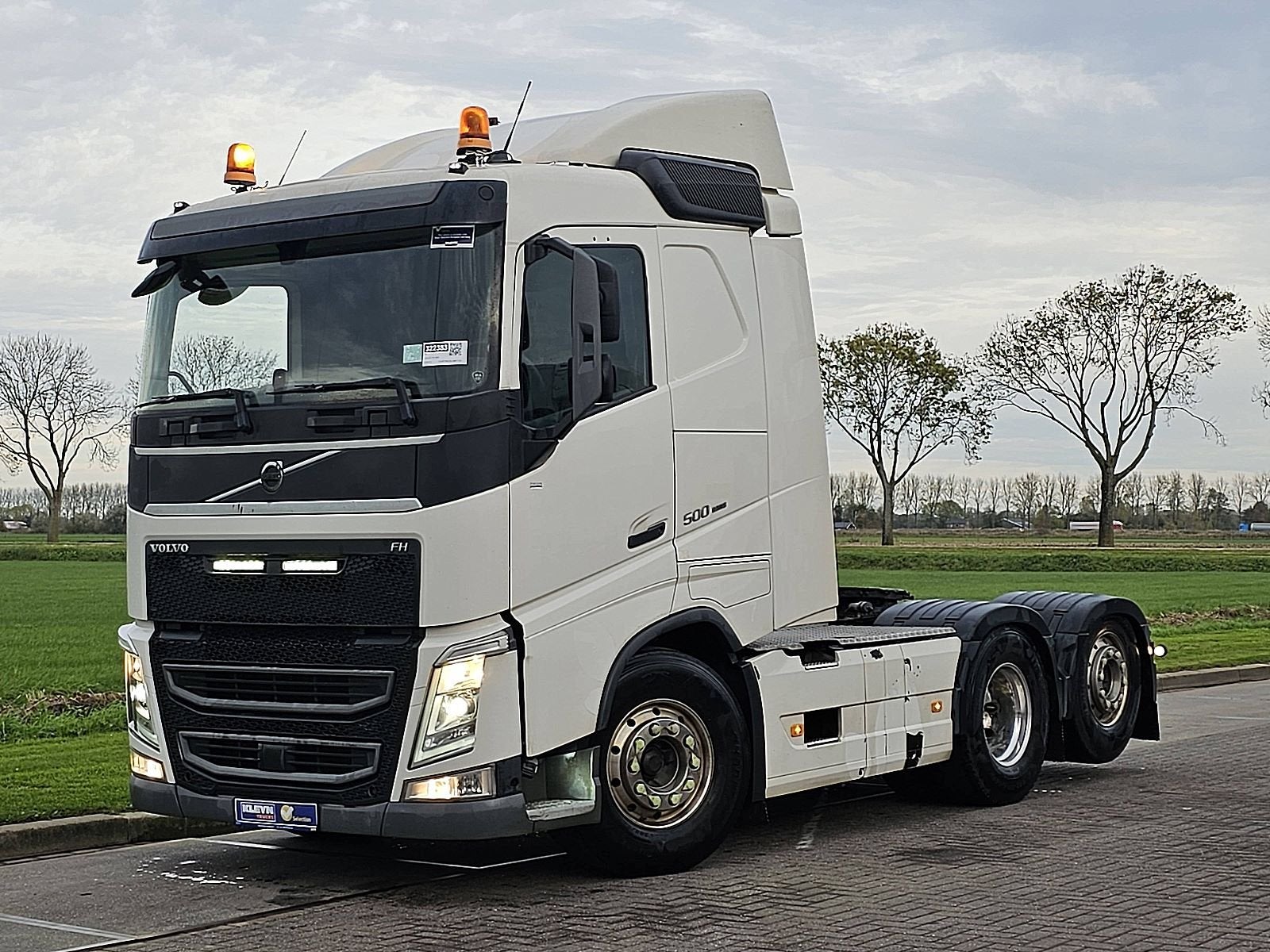 VOLVO FH 500 6x2 steered pto+hydr, Automaat, Euro 6, 510 pk, Wit