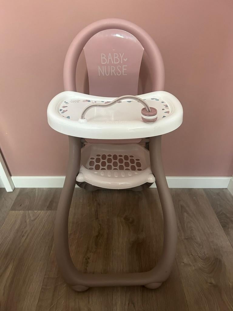 Smoby Baby Nurse poppenstoel – poppen kinderstoel, Ophalen, Zo goed als nieuw, Babypop