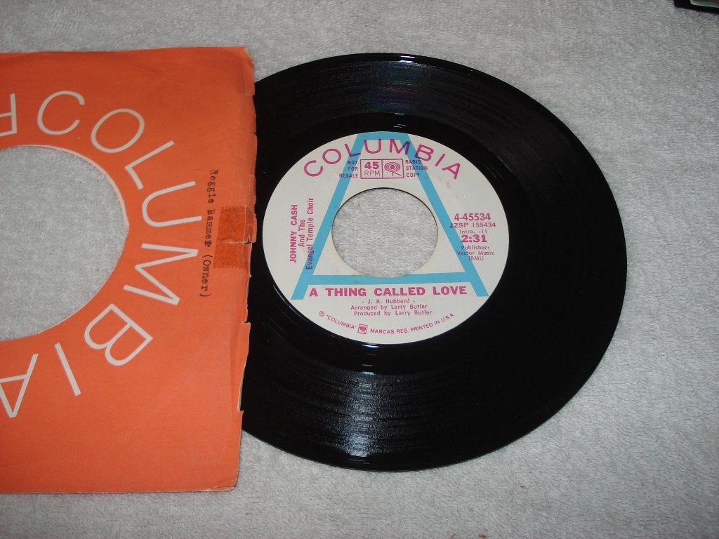Johnny Cash   Promo  A Thing Called Love  Usa     Orgineel, Originele persing, Ophalen of Verzenden, Zo goed als nieuw, Country en Western