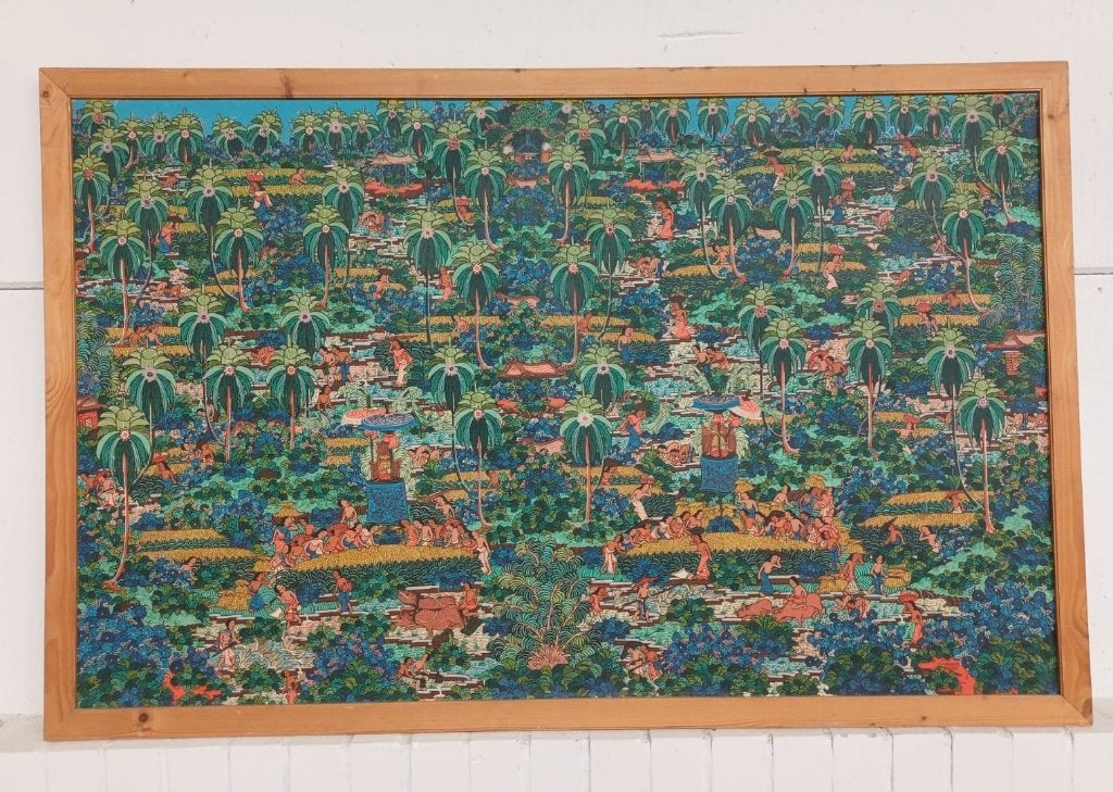 Balinese landschap - Ketut Soki stijl, Ophalen
