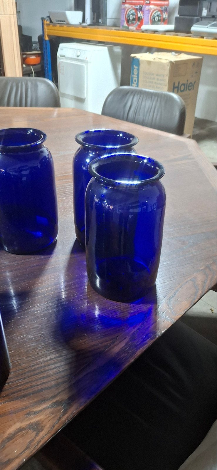 11 blauwe vazen en potten, Ophalen of Verzenden