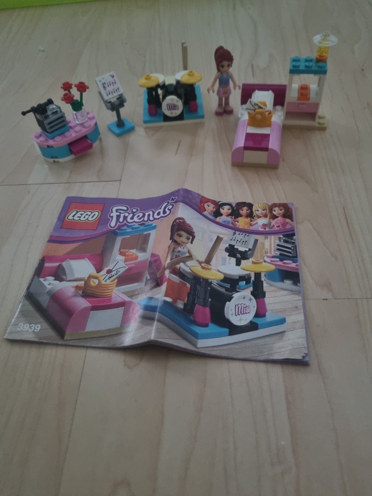 Lego Friends 3939 Mia's slaapkamer, Gebruikt, Lego, Friends, Ophalen of Verzenden